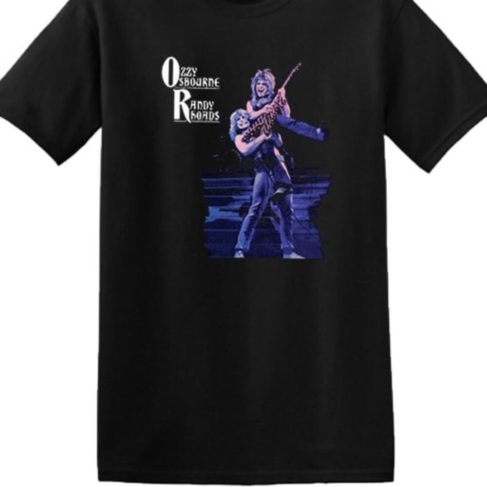 OZZY OSBOURNE RANDY RHOADS BLACK SABBATH RSK Graphic T-shirt